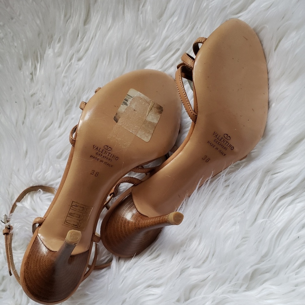 Vintage Valentino Garavani Lavender Flower Heel - Picture 4 of 4